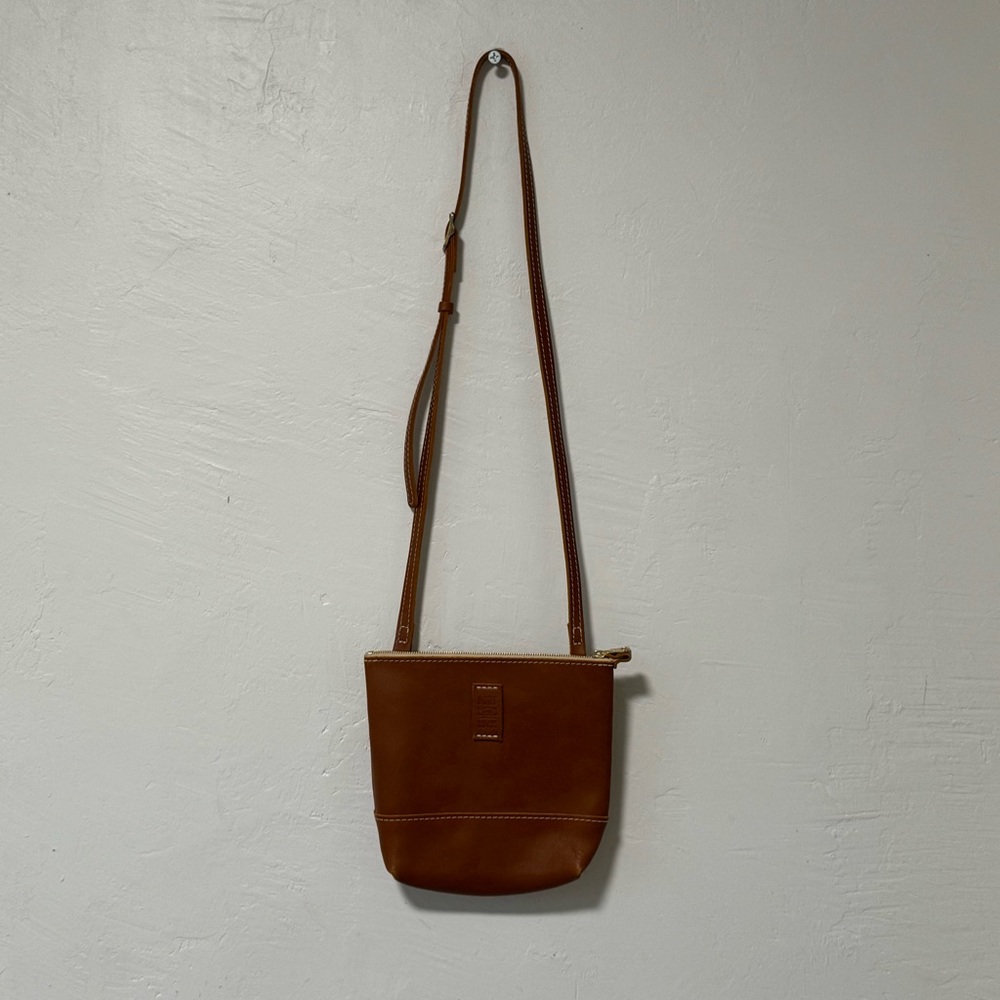 Portland Leather Festival Bag Crossbody Nutmeg - Picture 3 of 12